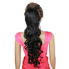 Long Curled Hair Wave Curl Elastic Button Horsetail    1B - Mega Save Wholesale & Retail