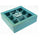 Zakka Retro Vintage 9 Cabinets Jewelry Storage Wooden Box Clear Cover   Blue Crown - Mega Save Wholesale & Retail - 1