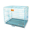 dog cage pet cage wire cage cat cage folded cage different size   60cm   Blue - Mega Save Wholesale & Retail - 1