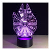 3D Star War Millennium Falcon Projector Night Bulb USB Powered LED Lights Desk Lamp - Mega Save Wholesale & Retail - 4