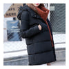 Down Coat Woman Middle Long Slim Plus Size Winter   black   M - Mega Save Wholesale & Retail - 2