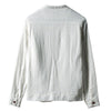 Stand Collar Jacket Flax Coat Slim Man   white  M - Mega Save Wholesale & Retail - 2