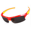 XQ-128 Driving Riding Outdoor Sports Polarized Glasses    bright red/yellow