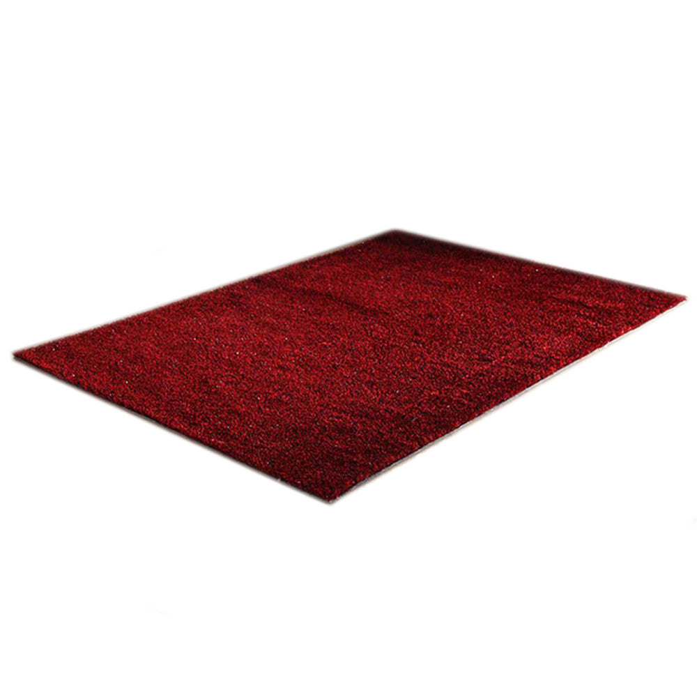 Bright Yarn Top Grade Carpet Ground Mat   black red  70*140cm - Mega Save Wholesale & Retail