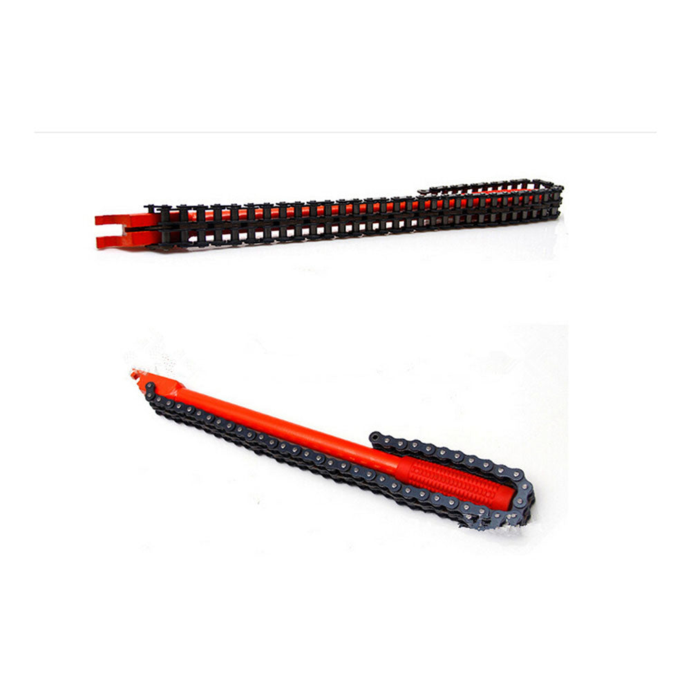 9-12 Cun Two Hook Two Chain Wrench Heavy Oil Filter Wrench Pipe Wrench Water Pipe Wrench Oil Filter Wrench