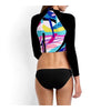 Smile Face Bikini Swimsuit Swimwear Bathing Suit  S - Mega Save Wholesale & Retail - 2