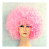 Fashion Afro Cosplay Curly Clown Party 70s Disco Cosplay Wig Cheering Squad Clown   light pink - Mega Save Wholesale & Retail