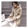 Winter Woman Loose Thick Warm Down Coat Middle Long   beige   S - Mega Save Wholesale & Retail - 2