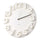 Creative Round Simple 3D Digital Wall Clock   white - Mega Save Wholesale & Retail - 1