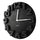 Creative Round Simple 3D Digital Wall Clock   black - Mega Save Wholesale & Retail - 1