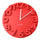 Creative Round Simple 3D Digital Wall Clock   red - Mega Save Wholesale & Retail - 1