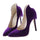 Back Heel Tassel Pointed Thin High Heel Low-cut Wedding Shoes  purple - Mega Save Wholesale & Retail