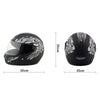 Motorcycle Motor Bike Scooter Safety Helmet 101    bright black - Mega Save Wholesale & Retail - 3