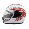 Motorcycle Motor Bike Scooter Safety Helmet 101    white - Mega Save Wholesale & Retail - 1