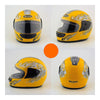 Motorcycle Motor Bike Scooter Safety Helmet 101    yellow - Mega Save Wholesale & Retail - 2