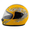 Motorcycle Motor Bike Scooter Safety Helmet 101    yellow - Mega Save Wholesale & Retail - 1