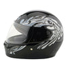 Motorcycle Motor Bike Scooter Safety Helmet 101    bright black - Mega Save Wholesale & Retail - 1