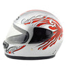 Motorcycle Motor Bike Scooter Safety Helmet 101    silver - Mega Save Wholesale & Retail - 1