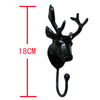 Jiahua iron hooks decorative wall hangings hanging hook hook hook deer Specials     Black - Mega Save Wholesale & Retail - 2