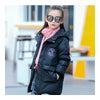 Winter Thick Middle Long Down Coat Boy Girl Child   black   120cm - Mega Save Wholesale & Retail - 1