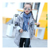 Winter Thick Middle Long Down Coat Boy Girl Child   grey    120cm - Mega Save Wholesale & Retail - 1