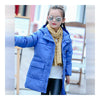 Winter Thick Middle Long Down Coat Boy Girl Child   blue   120cm - Mega Save Wholesale & Retail - 1