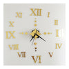 Roman Digit Wall Clock Decoration Sticking    golden - Mega Save Wholesale & Retail