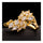 Earrings Galvanized Gold Diamanted with Zircon   gold plated white zircon - Mega Save Wholesale & Retail - 2