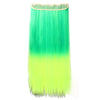 Gradient Ramp Five Cards Hair Extension Wig  green to yellow - Mega Save Wholesale & Retail - 2