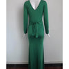 Long Full Dress Skirt Party Attire European Style green S - Mega Save Wholesale & Retail - 2