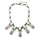 New Item Hot Sold Resin Zircon Fake Collar Necklace Ornament   green - Mega Save Wholesale & Retail