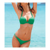 Push-Ups Swimwear Swimsuit Bathing Suit Bikini  green  S - Mega Save Wholesale & Retail - 1