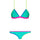 Assorted Colors Triangle Bikini Tie Women Swimwear Swimsuit Sexy  green  S - Mega Save Wholesale & Retail - 2