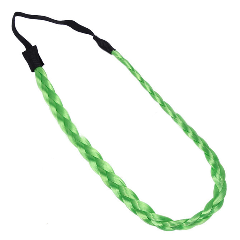 Bohemian Braid Hair Band Wig  green - Mega Save Wholesale & Retail