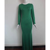 Long Full Dress Skirt Party Attire European Style green S - Mega Save Wholesale & Retail - 1