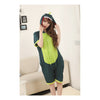 Unisex Adult Pajamas  Cosplay Costume Animal Onesie Sleepwear Suit Summer  Green dinosaur - Mega Save Wholesale & Retail