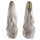 Tiger Claw Clip Horsetail Wig 170g 56cm    light granny grey - Mega Save Wholesale & Retail