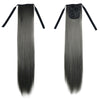 Wig Horsetail Granny Grey Lace-up    MW dark granny grey straight - Mega Save Wholesale & Retail
