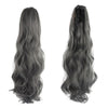 Tiger Claw Clip Horsetail Wig 170g 56cm    dark granny grey - Mega Save Wholesale & Retail