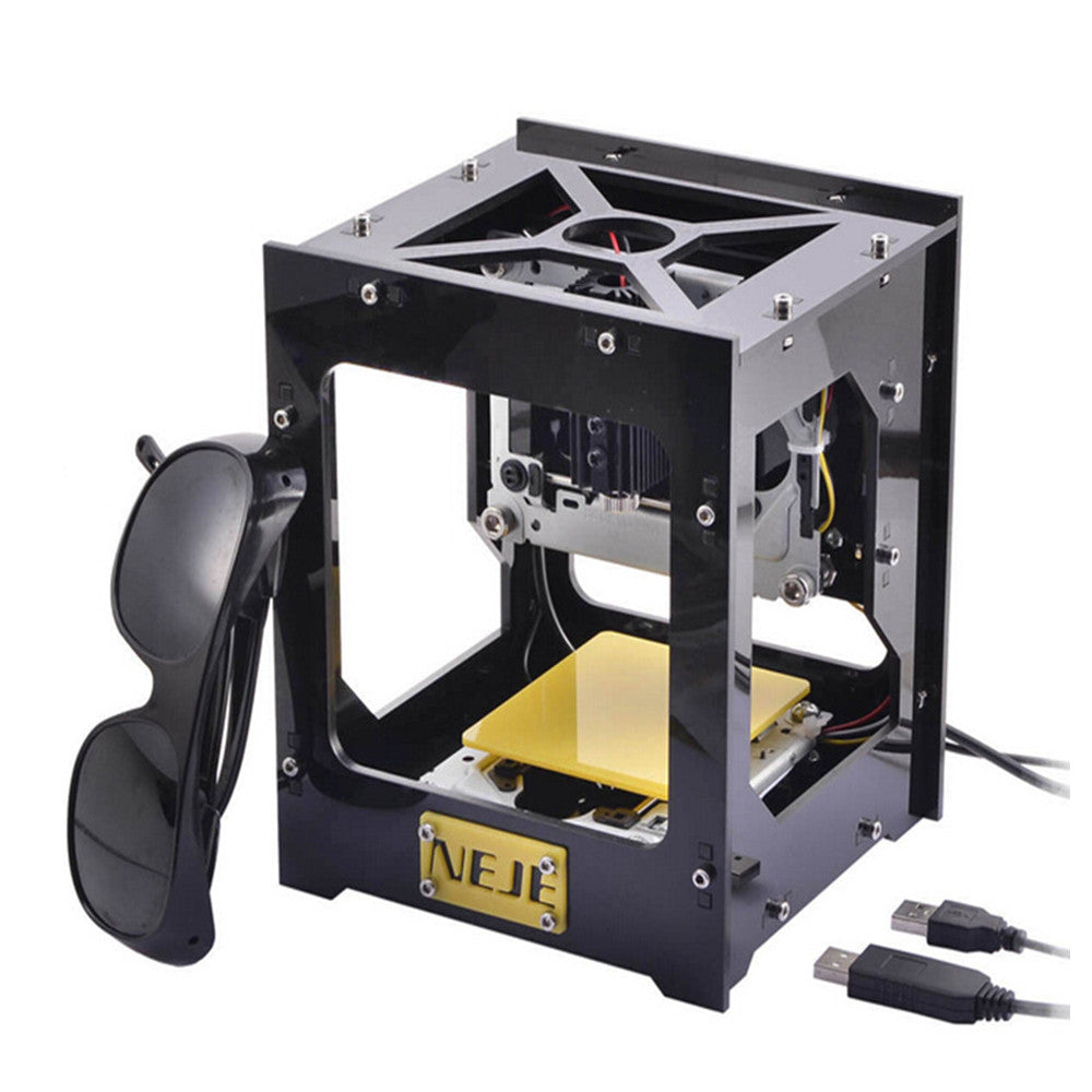 300 MW USB DIY Laser Engraver, Picture Marker & CNC Printer in Black Compatible Design - Mega Save Wholesale & Retail