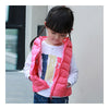 Child Thin Light Waistcoat Casual Warm Down Coat   pink   110cm - Mega Save Wholesale & Retail - 1