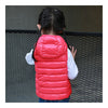 Child Thin Light Waistcoat Casual Warm Down Coat   red    110cm - Mega Save Wholesale & Retail - 2