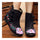 Vintage Beijing Cloth Shoes Embroidered Boots black - Mega Save Wholesale & Retail - 2