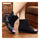 Vintage Beijing Cloth Shoes Embroidered Boots black - Mega Save Wholesale & Retail - 3
