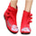 Vintage Beijing Cloth Shoes Embroidered Boots red - Mega Save Wholesale & Retail - 1