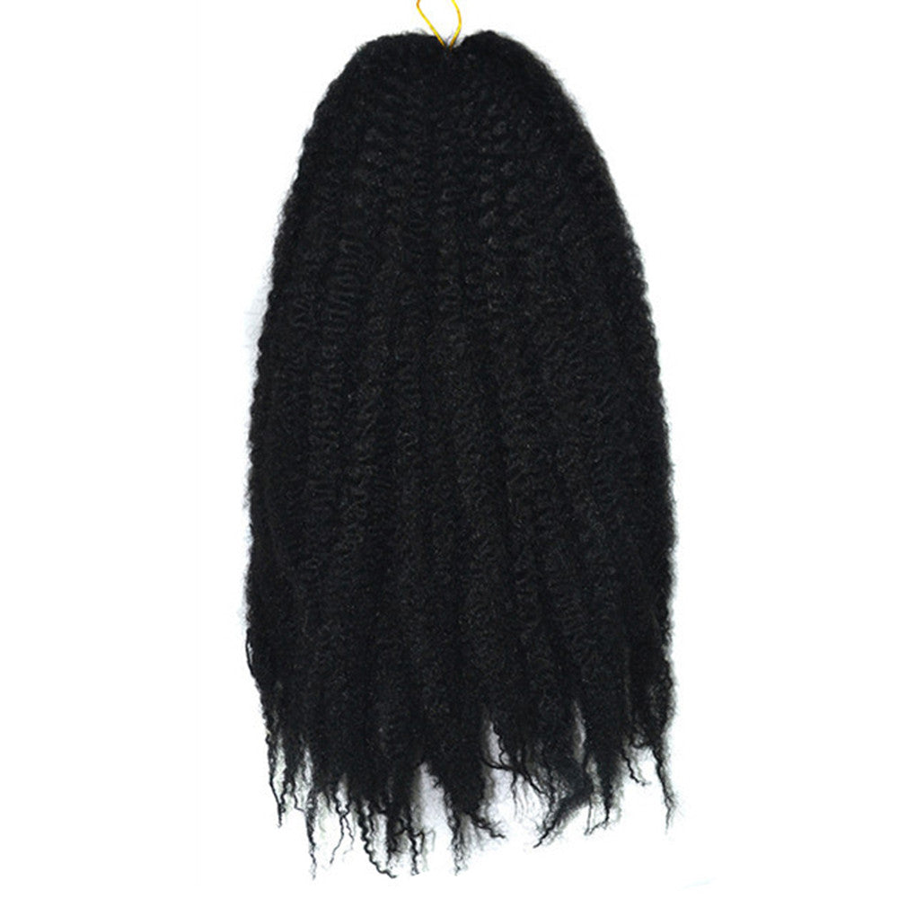  Caterpillar Wig Braid Fluffy Afro Hair Extension    1#
