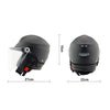 Motorcycle Motor Bike Scooter Safety Helmet 301-1    silver - Mega Save Wholesale & Retail - 3