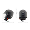 Motorcycle Motor Bike Scooter Safety Helmet 301-1    red - Mega Save Wholesale & Retail - 3