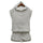 Fashionable Siamese Trousers Jumpsuit with Hat   light grey   S - Mega Save Wholesale & Retail