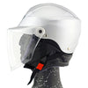 Motorcycle Motor Bike Scooter Safety Helmet 301-1    silver - Mega Save Wholesale & Retail - 1
